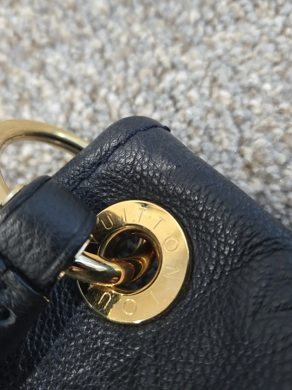 Louis Vuitton Infini Monogram Embossed Leather Top-Handle Bag